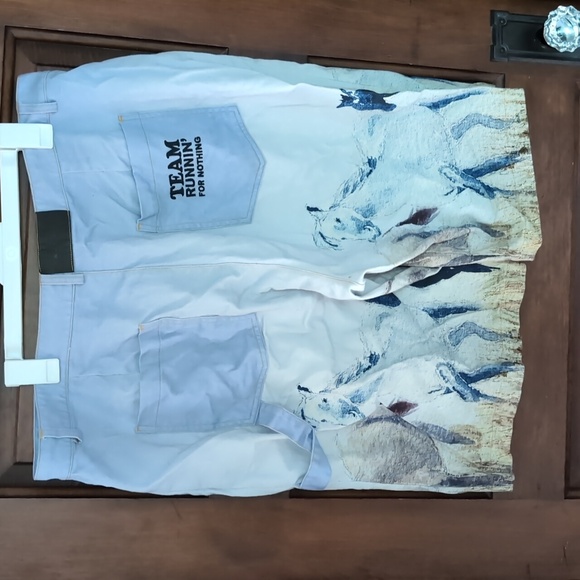 Lazy Oaf Runnin for Nothing Jorts sz 14 - Picture 4 of 5